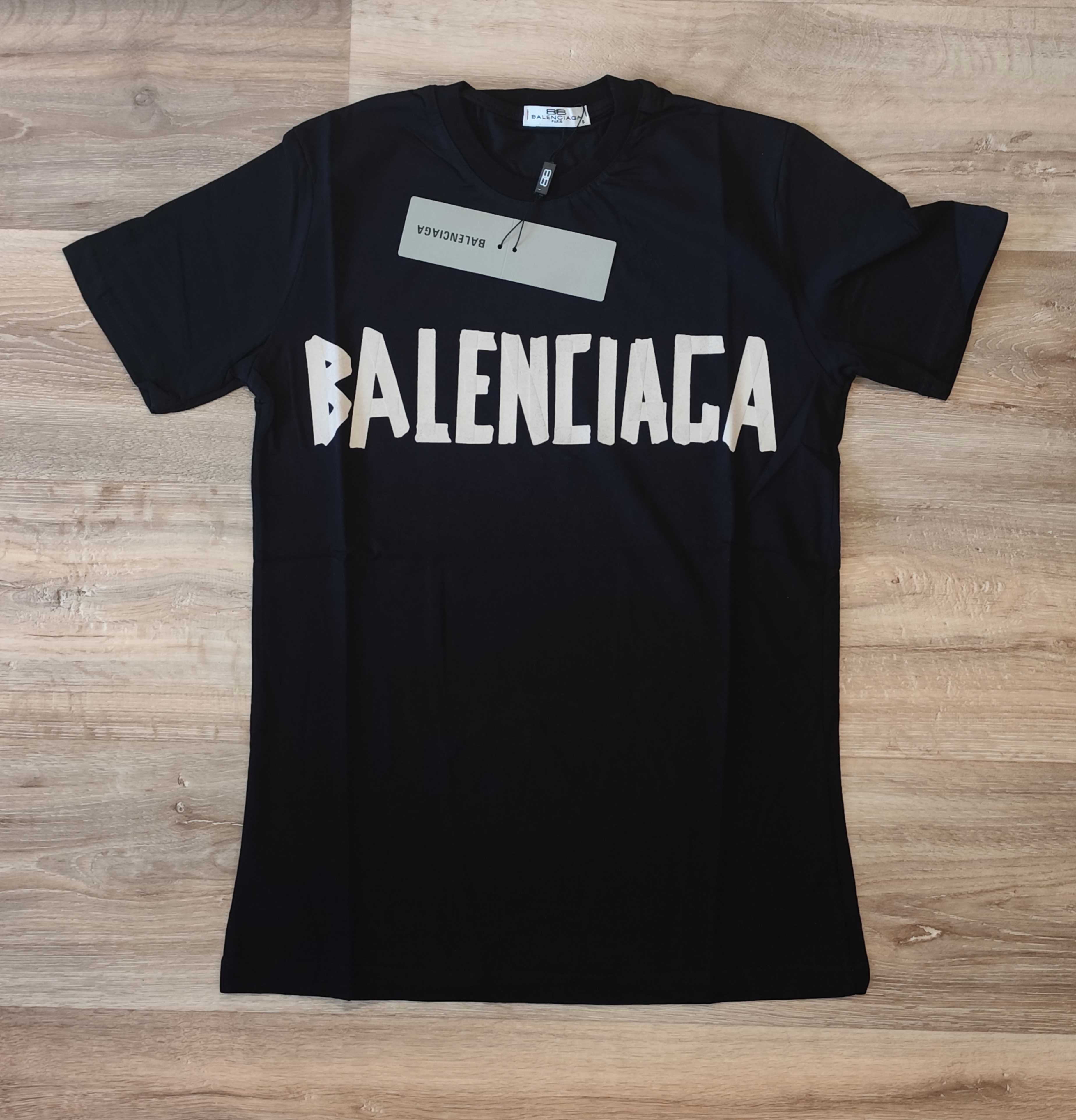 Мъжка блуза фланелка Balenciaga тениска 2024