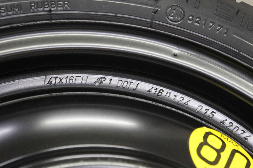 Резервна гума (патерица) 16" 4х100 Toyota, Kia, Hyundai