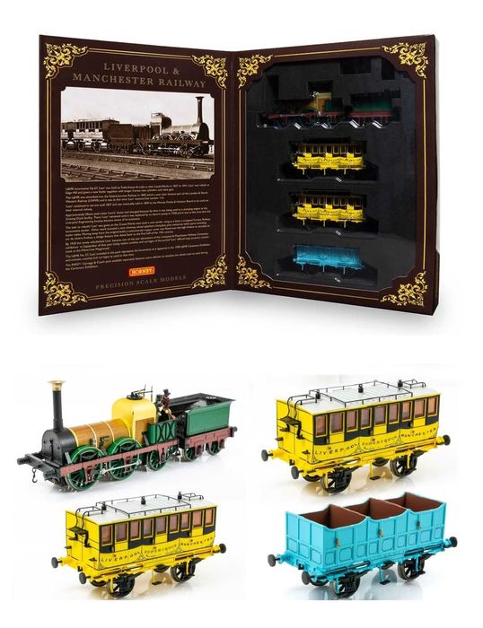 Set Locomotiva cu Abur Hornby+3 vagoane (1930 Lion)  (decodor Digital)