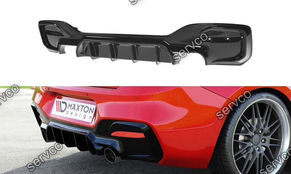difuzor spate Bmw Seria 1 F20 F21 M Power Facelift 2015- Maxton Design