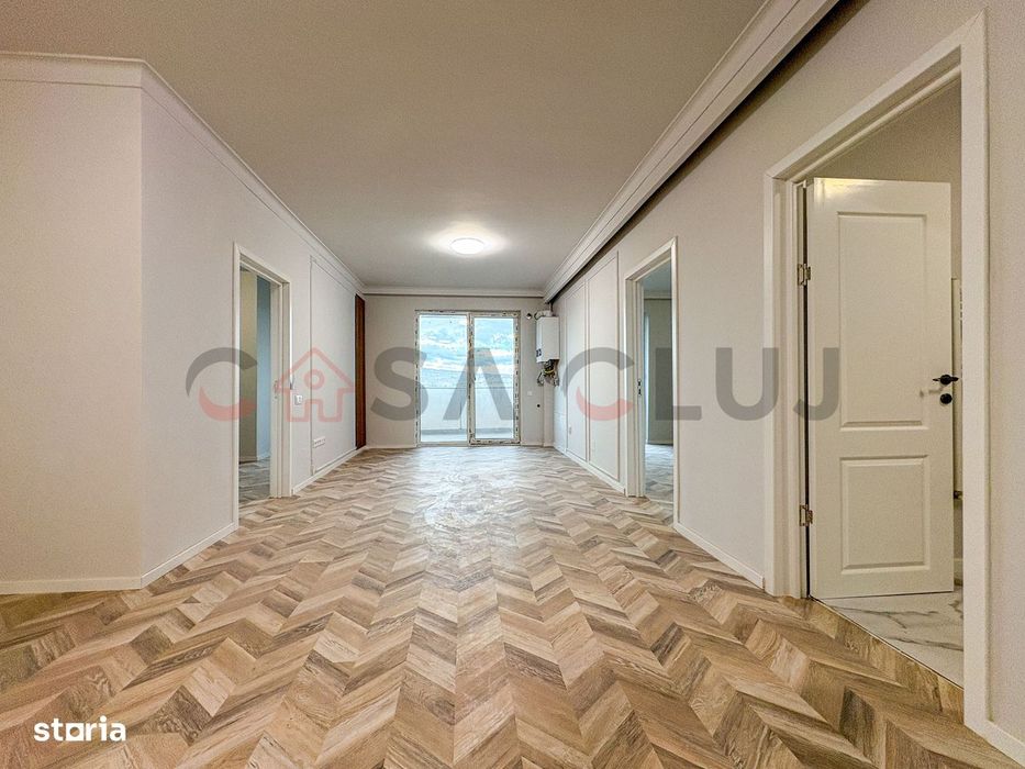 3 camere BLOC NOU, finisat modern, terasă spațioasă | Intre Lacuri