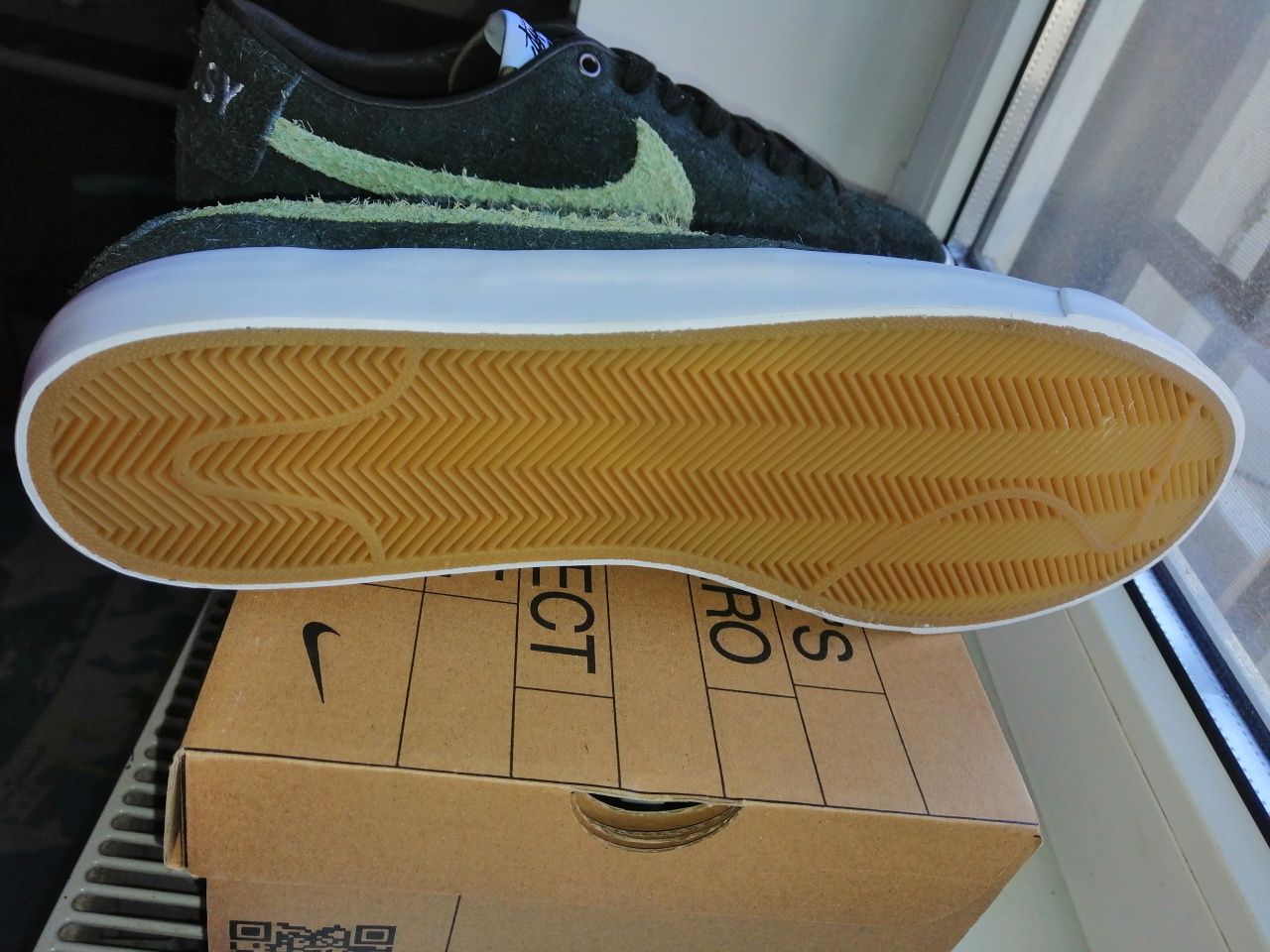 Nike SB Stussy Blazer Palm Green masura 45  31 cm