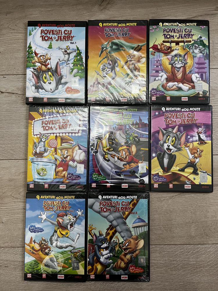 Colecția Tom și Jerry DVD 8 vol