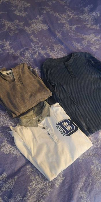 3 BLUZE baieti 10-12 ANI 146-152 cm