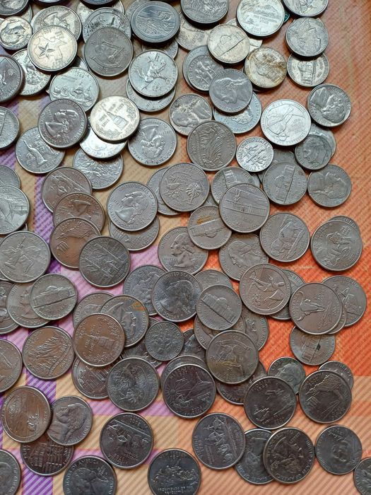 Огромен лот монети САЩ