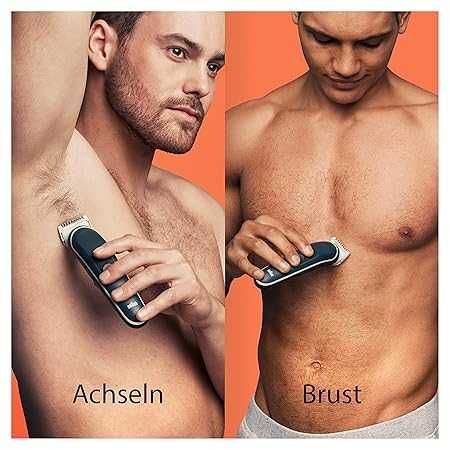Тример Braun Body Groomer 5 BG5340, гребен за чувствителни зони, сив