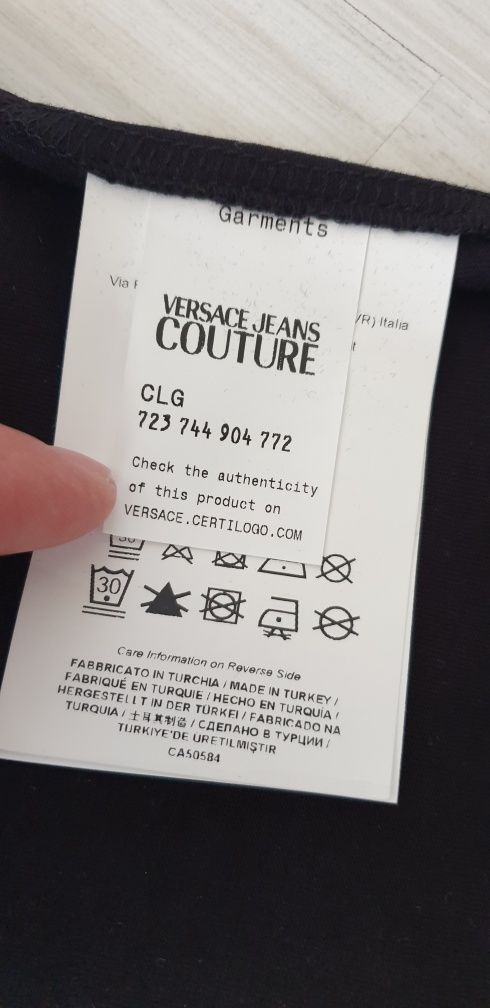 Versace Jeans Couture Cotton Womens Size M/L НОВО! Дамска Тениска!