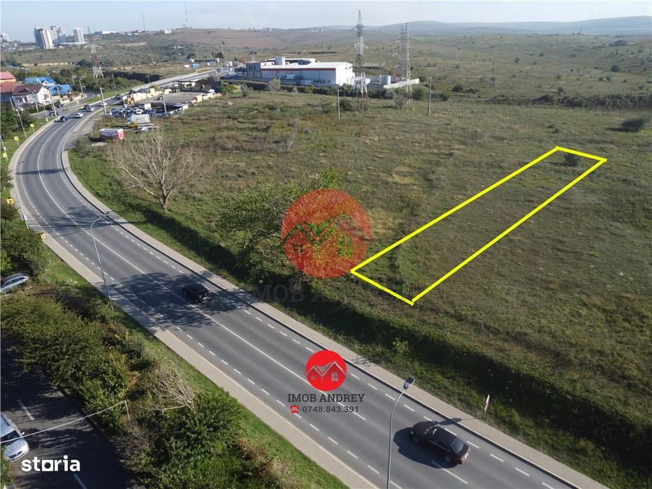 Teren de vanzare 2519 mp, deschidere 16.27 ml, ideal pentru investitie