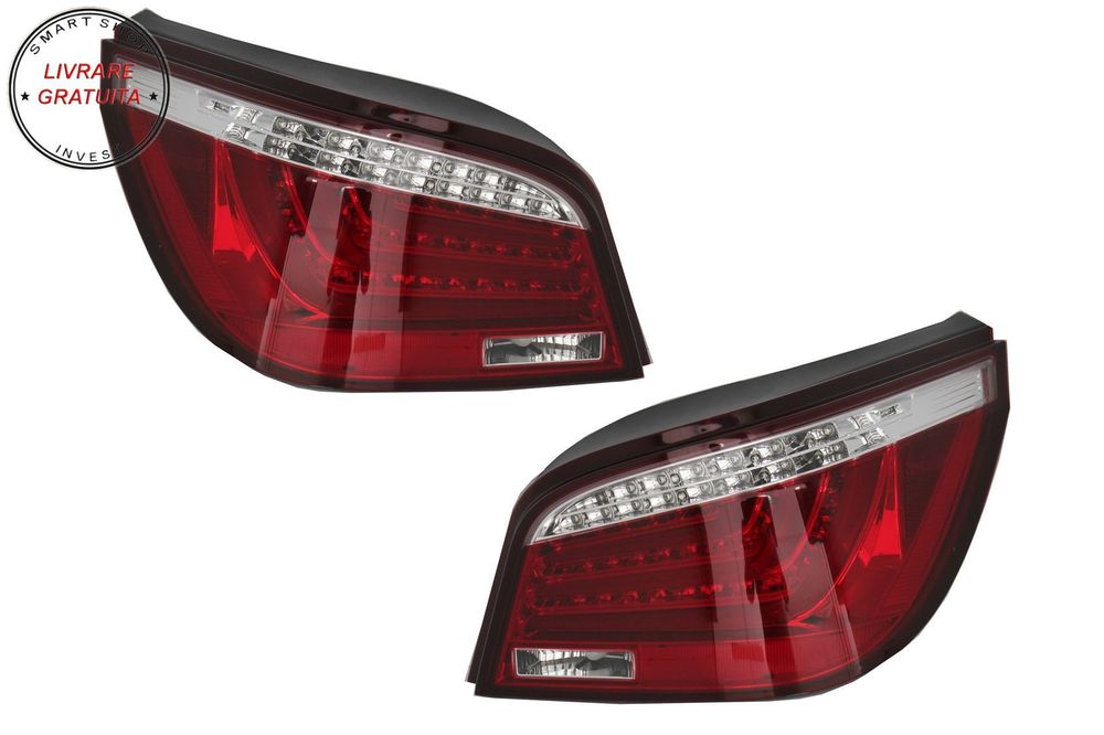 Stopuri LED BMW 5 Series E60 (04.2003-03.2007) Rosu Clar- livrare gratuita