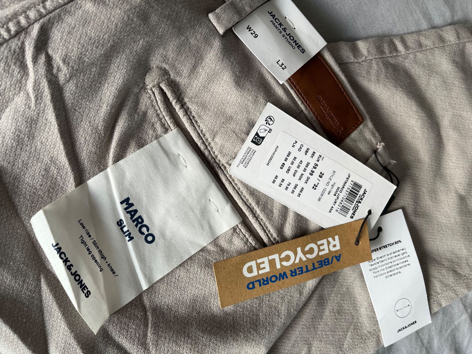 Jack&Jones Мъжки панталон Pants Studio Slim 29/32 Jack & Jones