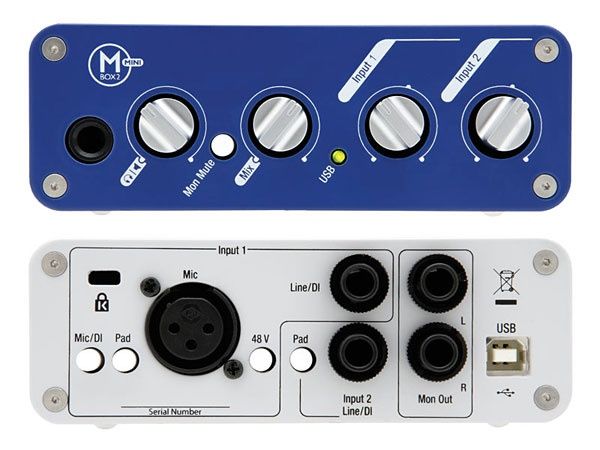 Digidesign Mbox 2 mini звуковая карта + микрофон Samson c01