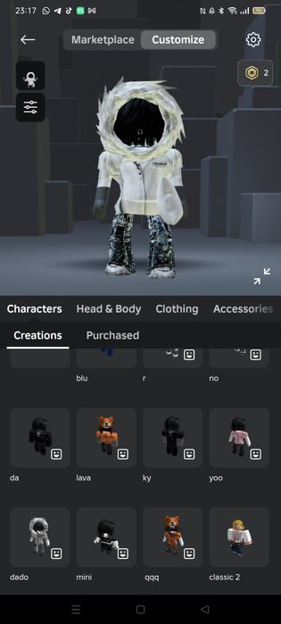 Аккаунт Roblox, возможен обмен