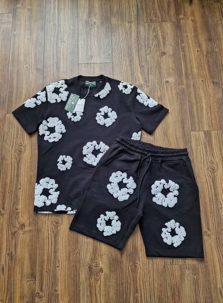 Мъжка екип къси панталони и тениска DENIM TEARS разюер S M L XL 2XL
На