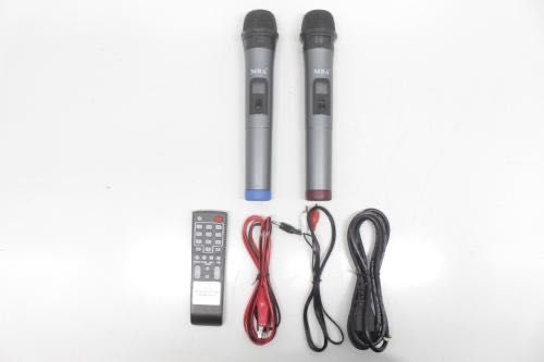 MBA Мощна Тонколона с два безжични микрофона