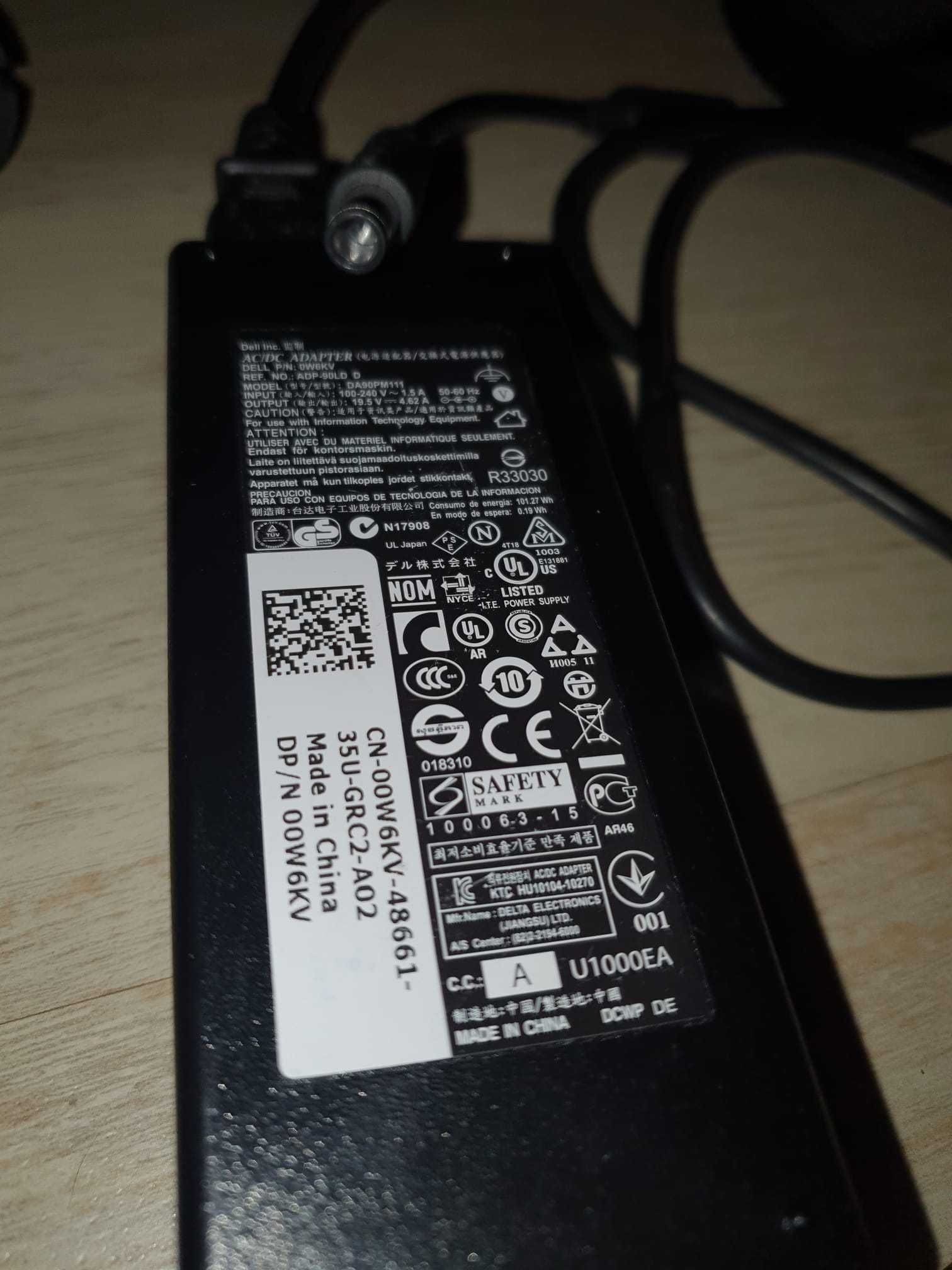 Încărcător Dell 90W alimentator DA90PM111 ADP-90LD 19.5v 4.62a