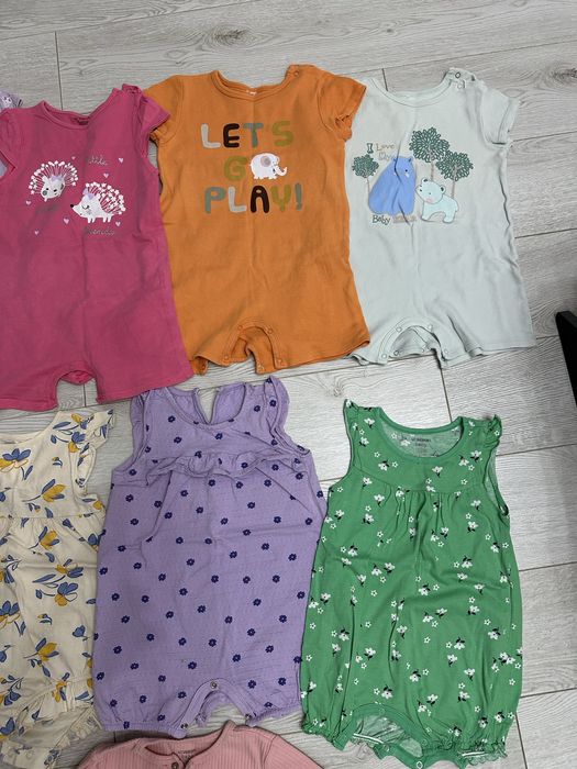 Голям сет с ромпъри 1-2г.