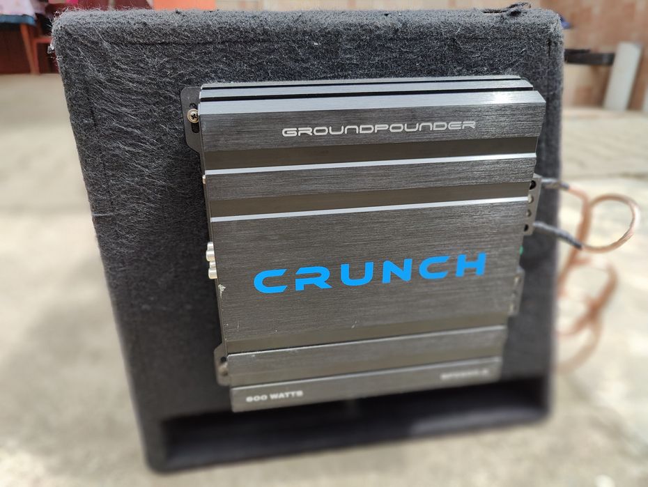 Subwoofer jbl csx-1400bp și amplificator crunch gpx 600.2