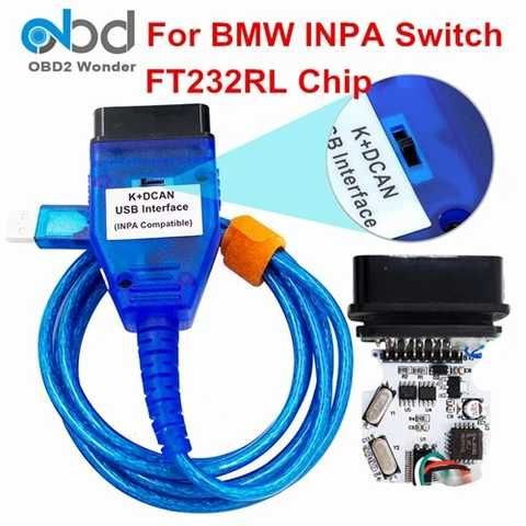 Diagnoza BMW SeriaE/F/G93-2018 ISTA INPA NCS Tester K+DCAN FTRL232RqRL