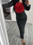 Rochie noua dama cu trandafir