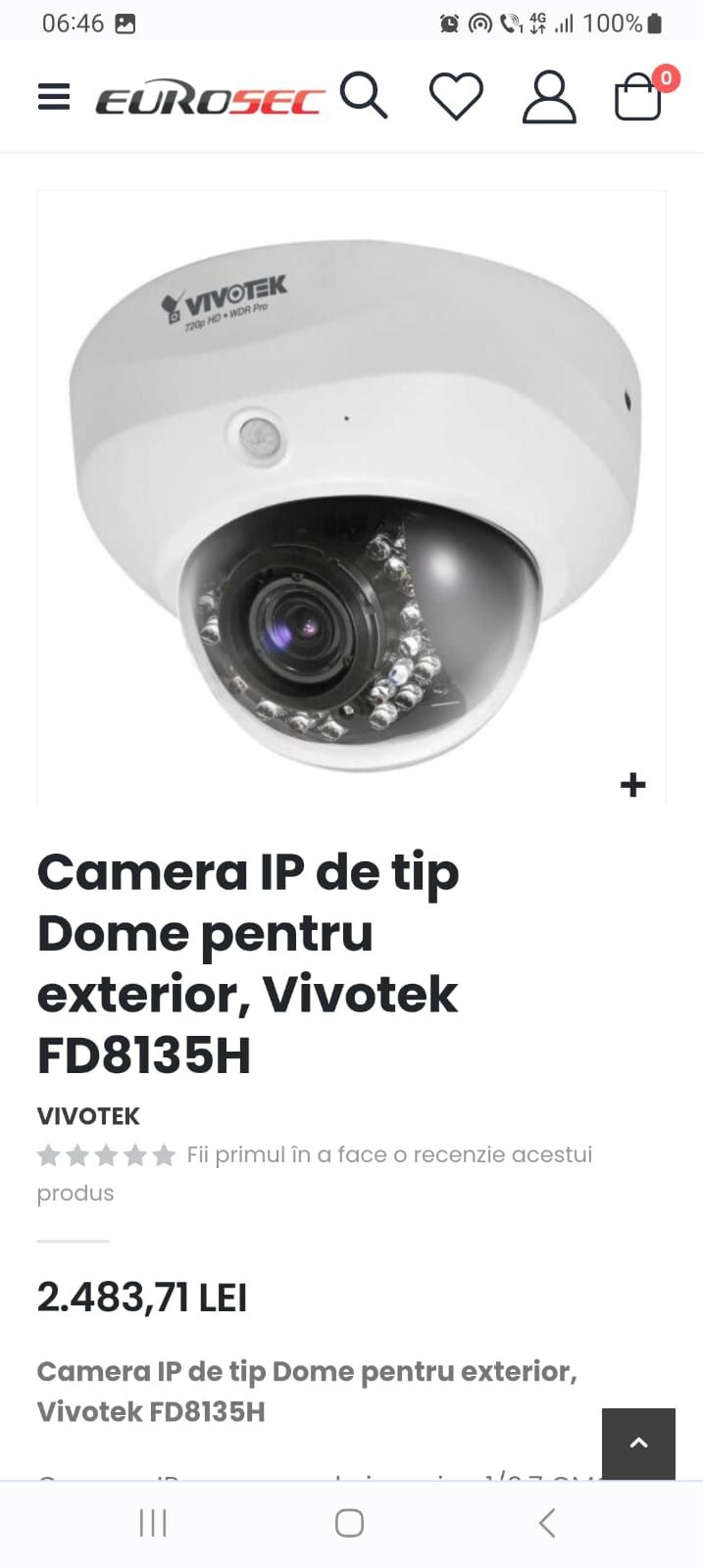 Camera de supraveghere IP pentru exterior Vivotek