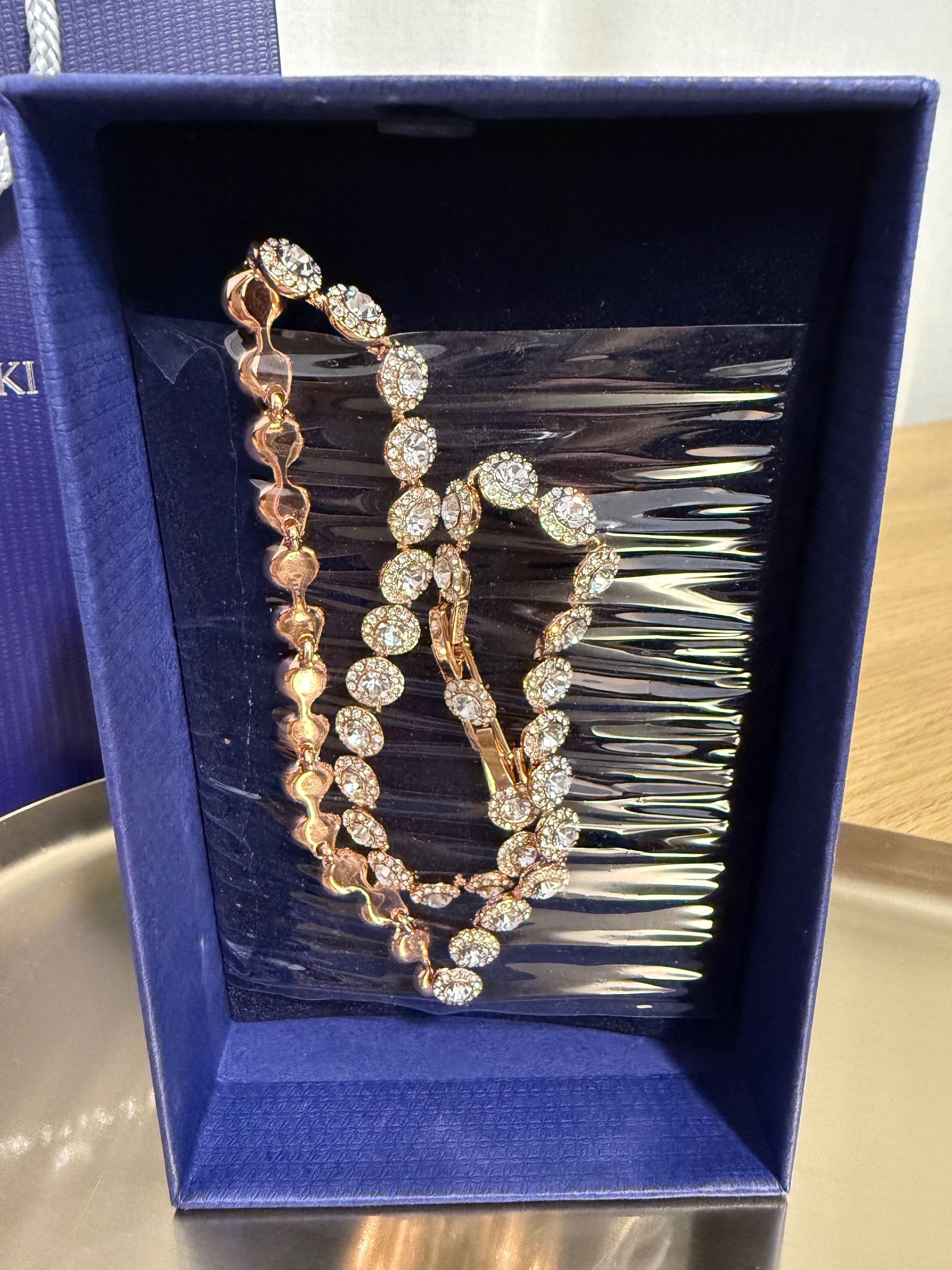 Colier ANGELIC Swarovski rose