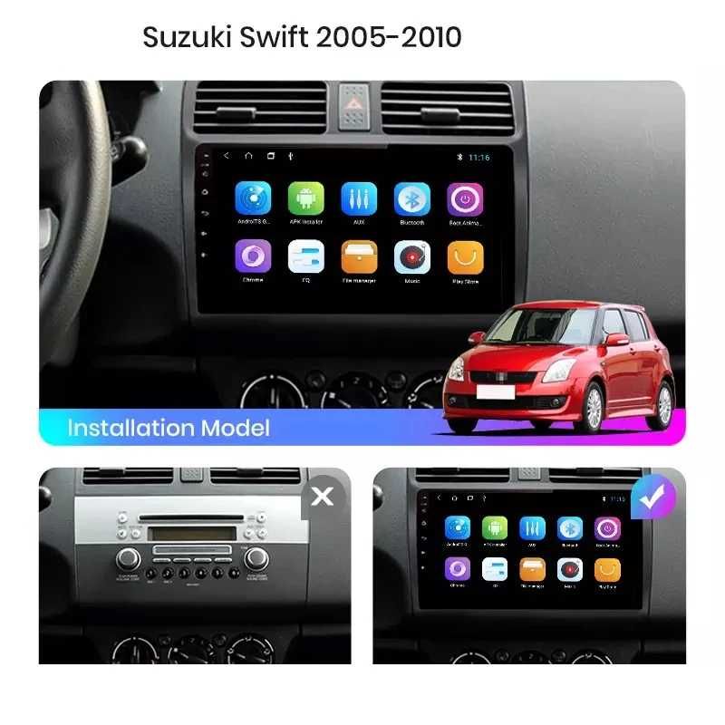 Navigatie Dedicata Suzuki Swift (2003-2010), 10Inch, Bluetooth, WiFi