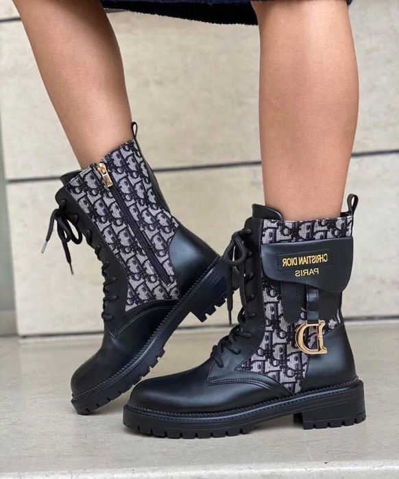 Дамско боти естествена кожа