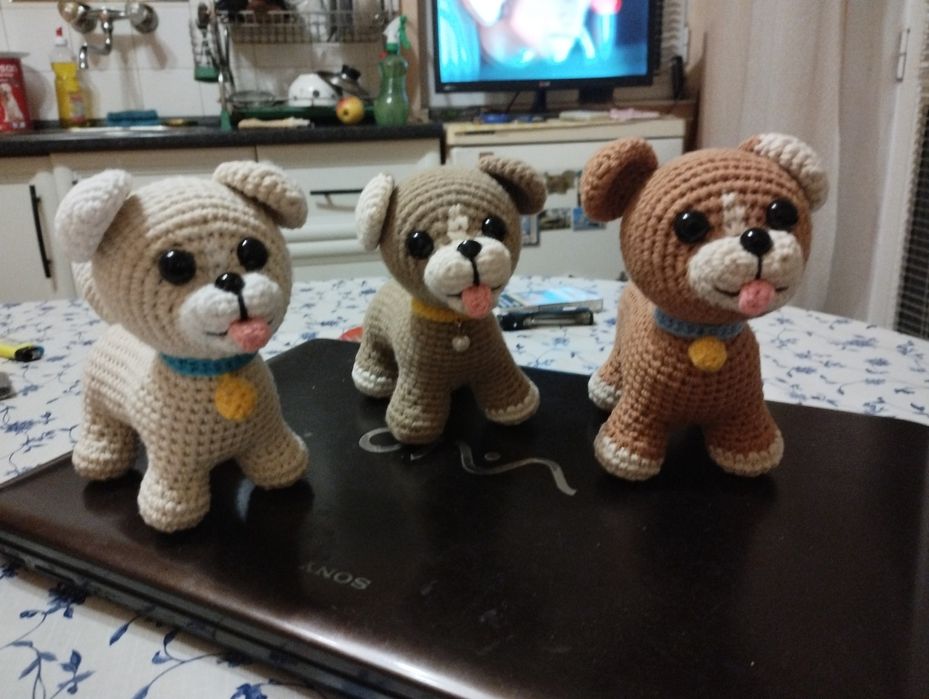 Ръчно плетено куче