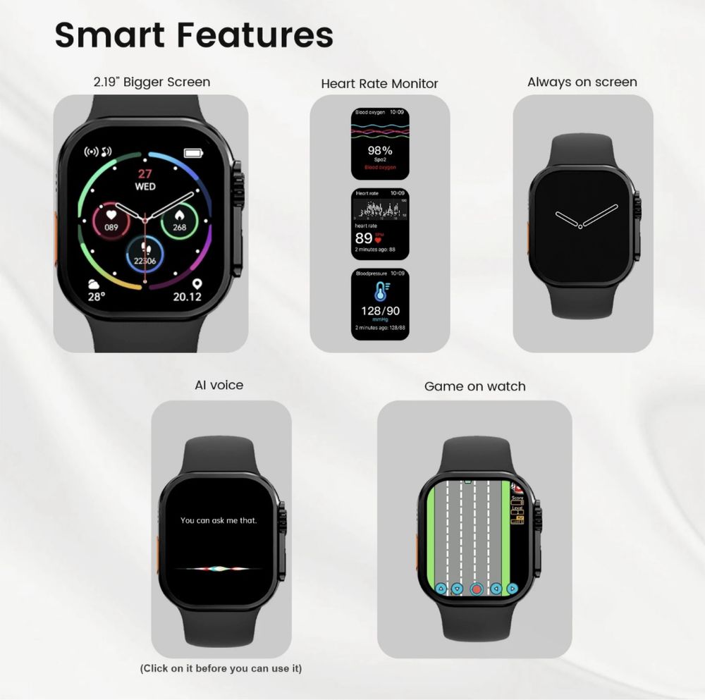 Смарт часовник Smart Watch 9 Ultra