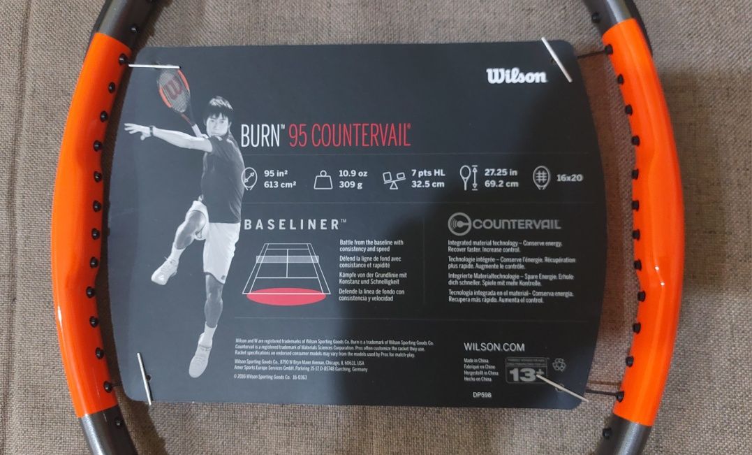 НОВА! Wilson Burn 95 CV - грип 4