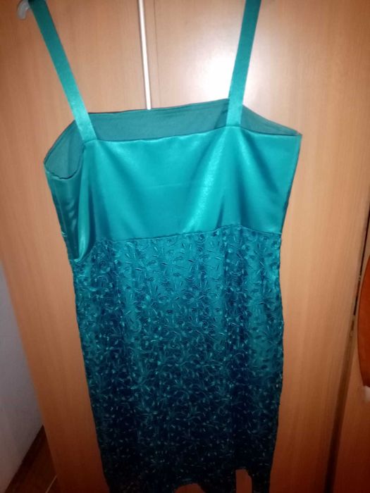 rochie turcoaz cu bolero