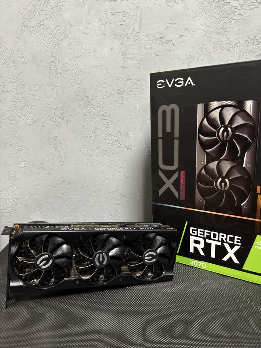 Placă video EVGA RTX 3070 XC3 Ultra 8GB GDDR6 Gaming PC