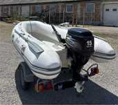 Vand Motor Parsun 15CP si accesorii