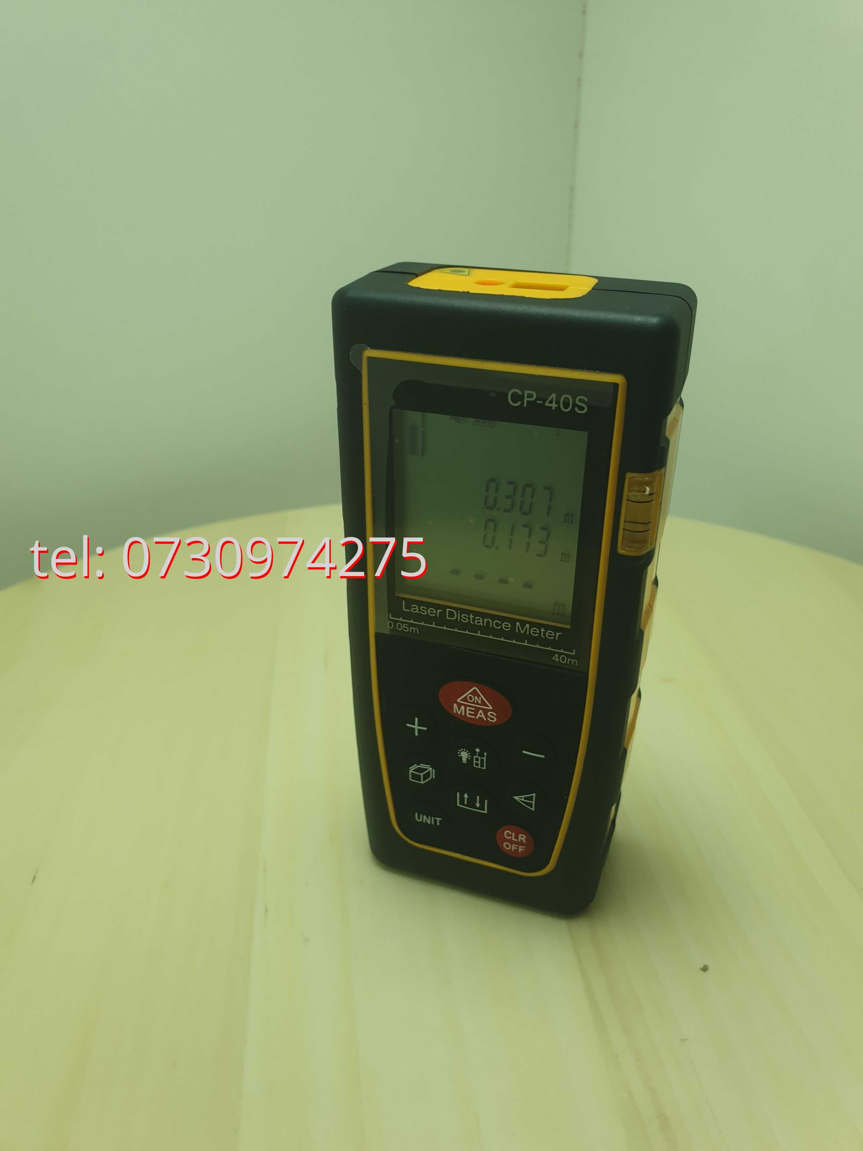 Telemetru Laser 40 Metri Digital Portabil