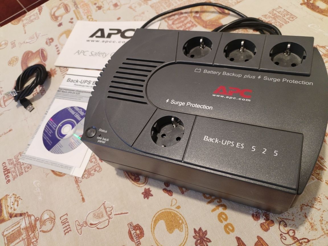 ИБП APC Back-UPS 525 (стабилизатор и упс)