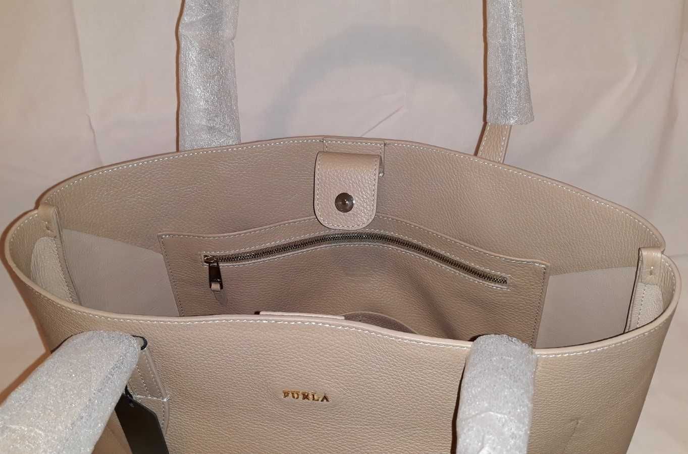 Furla Tote L Begie Gris