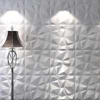 Panel Decorativ 3D, Model Diamond, DecoPanel3D, Culoare Natur, 500x500
