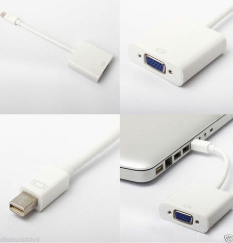 Thunderbolt / Mini Displayport към VGA кабел за Apple Macbook PRO/AIR