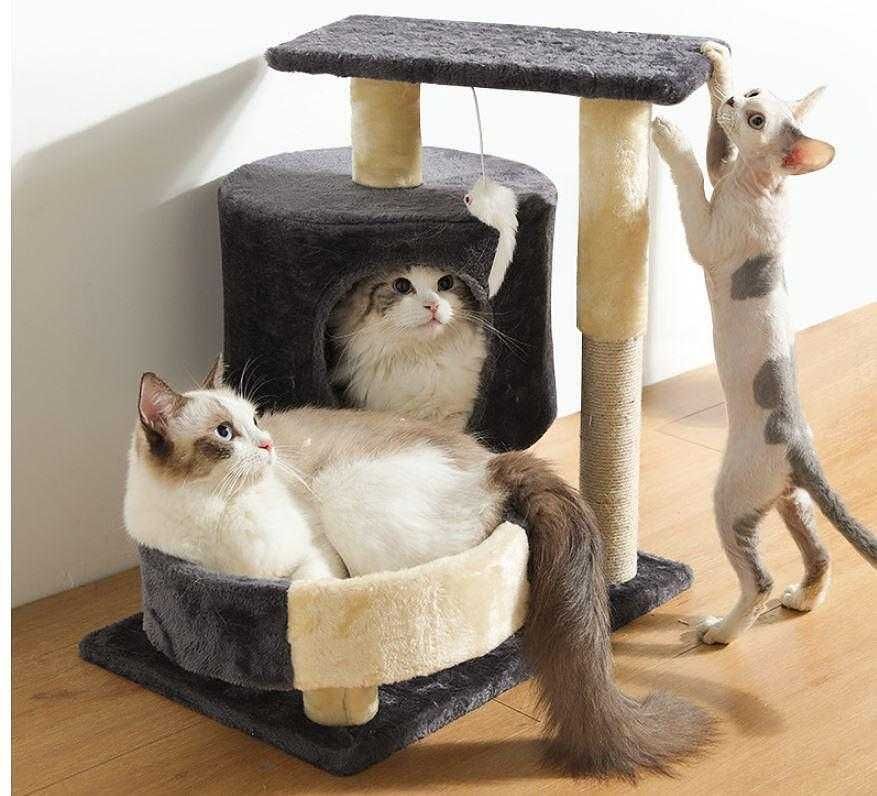 Катерушка за котки Safari – Бежова, 53 см