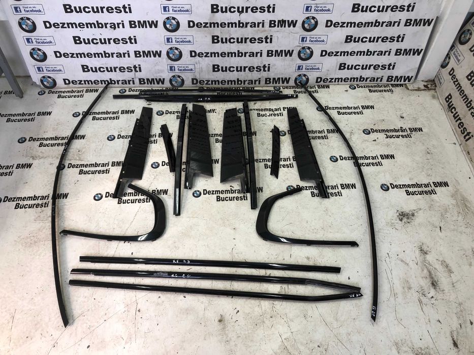 Ornamente trimuri usi shadow line negru lucios BMW X6 E71