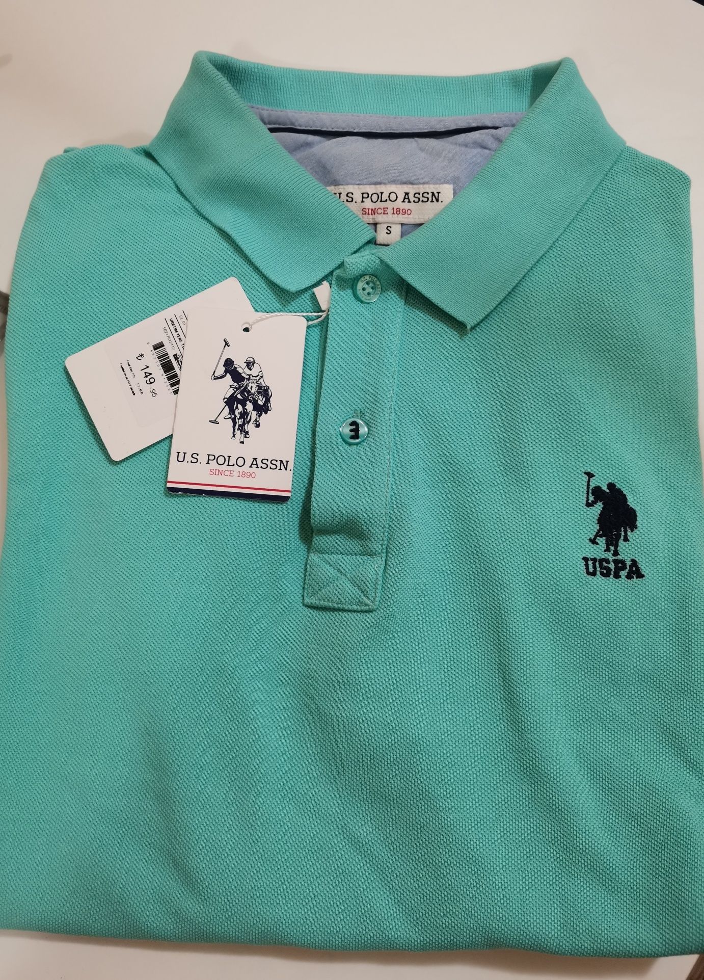 Мъжка тениска  с яка U. S. POLO ASSN.