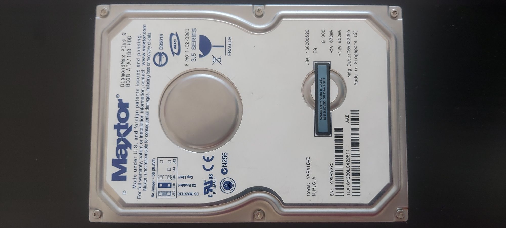 Hdd ide ata maxtor 2 buc