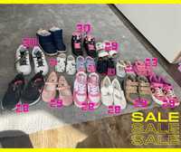 Разпродажба на детски обувки номер 21,22,23,28,29,30