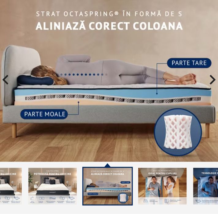 Saltea pat spuma iMemory Plus Dormeo 180x200 de la 6000lei