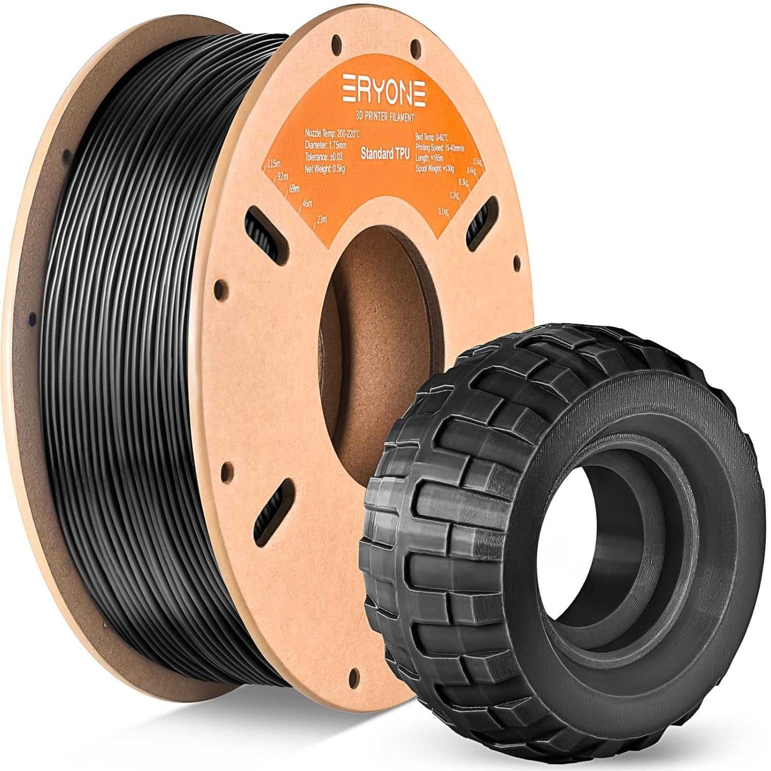 TPU Filament / ТПУ Филаменти нишка за 3Д Принтер