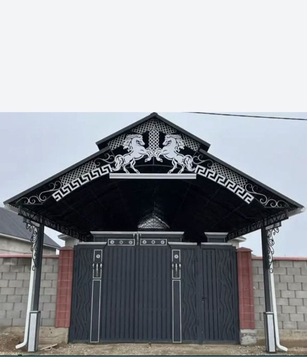 Сварочныеработы Навес перила Алматы