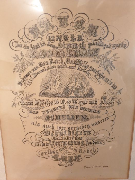 Afis tip reclama vechi nemțesc 1948