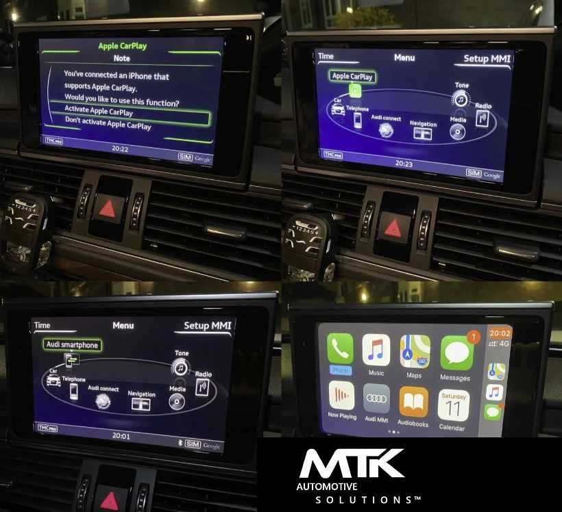 VW AUDI SEAT SKODA map updates навигационни карти carplay android auto