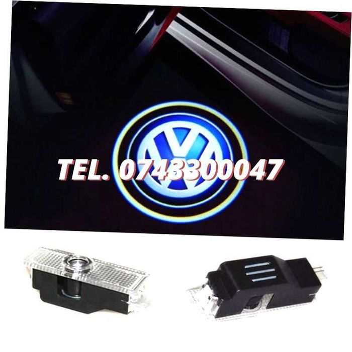 Proiectoare Logo Volkswagen Passat Portiera  Led Laser emblema sig