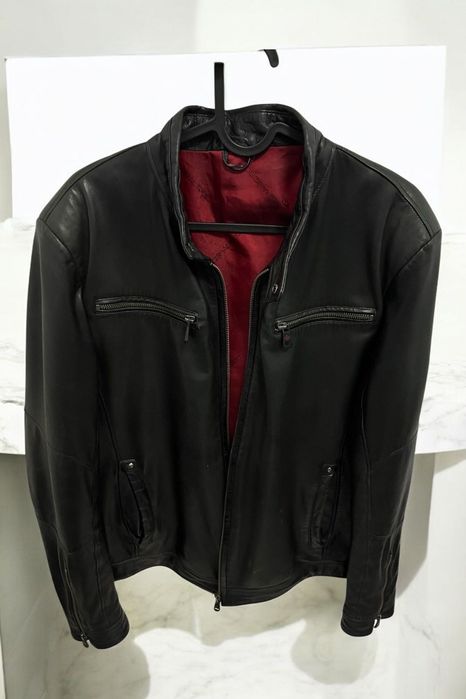 Original Dsquared genuine leather jacket XXL like L